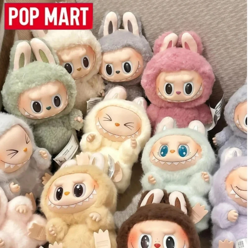Echte POPMART Labubu Die Monster Blind Box Aufregende Macaron Vinyl Gesicht Überraschung Mystery Box Spielzeug Kawaii Anime Action Figur