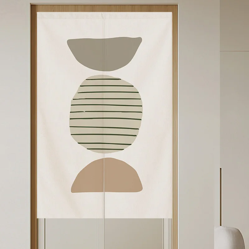 Modern Door Curtain Japanese Curtains for Living Room Bedroom Simplicity Porch Partition Curtain Kitchen Bathroom Hanging