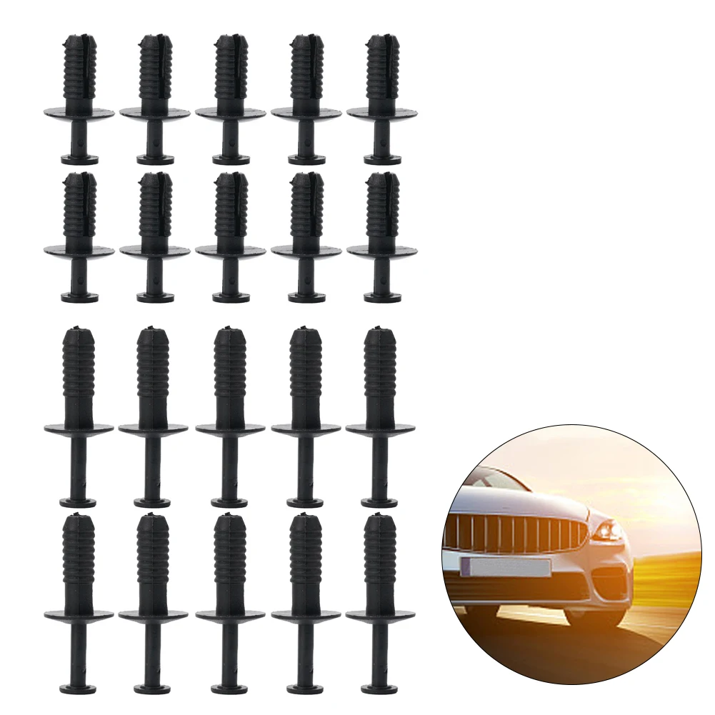 

20x Car Clips Rivet Fasteners For BMW E30 E39 E46 E53 E60 B32 B135 Fasteners Plastic Expanding Rivet Clips Push-Type Retainer