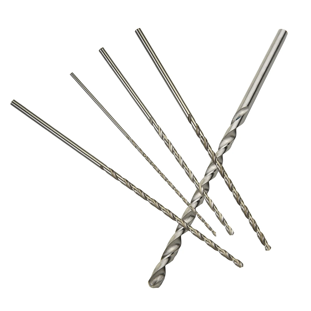 5Pcs High Speed Steel Extra Long Drill Bit Set Metal Multi Tools Extra Long Drill Bit Set Metal Multi Tools Power Tool Accessory