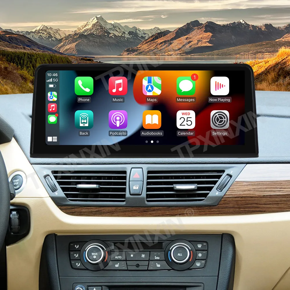 

Обновленная автомобильная магнитола с Linux, беспроводным CarPlay для BMW X1 E84 2011-2017, мультимедийный плеер CIC, AutoLink, QLED сенсорный экран, головное устройство