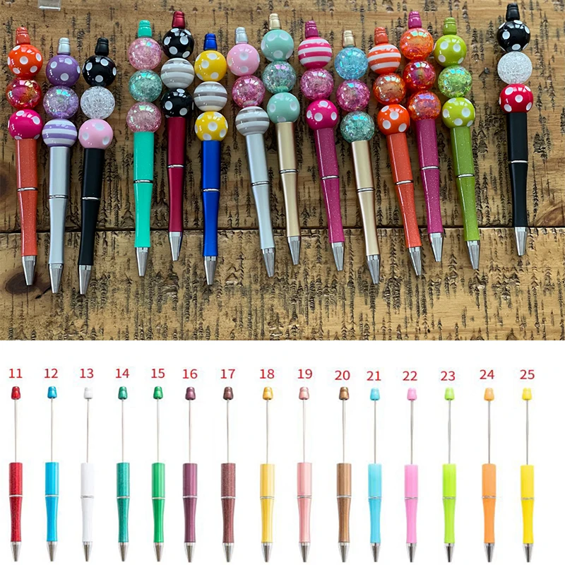 

5 шт., роскошная блестящая ручка с бисером и градиентом, канцелярские принадлежности, ручки из бисера для письма, шариковая ручка из бисера, школьные канцелярские принадлежности, канцелярские принадлежности