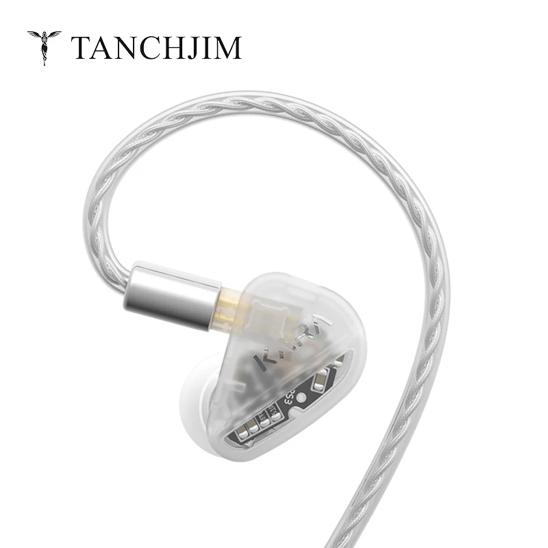 

TANCHJIM KARA Flagship Earphone DMT3 Ultra Wired Headphone 1DD+4BA Hybrid HiFi Earbuds with Detachable 0.78mm 2Pin 3.5mm Cable