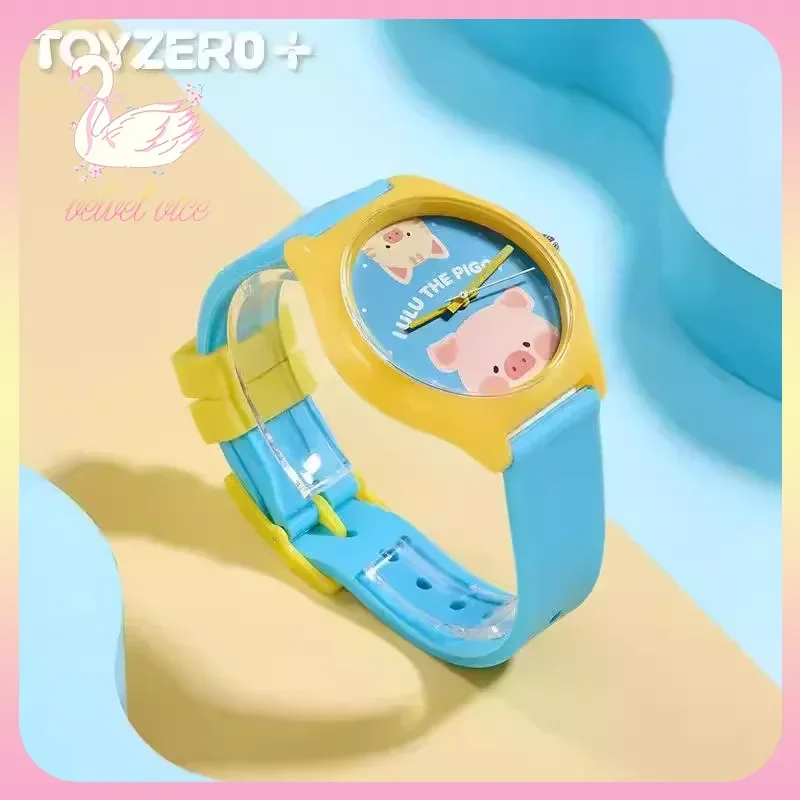 

Original Toyzero Plus Lulu The Piggy Stay With Lu Series Wrist Watch Blind Box Cute Ornament Collect Toy Girls Birthday Gifts