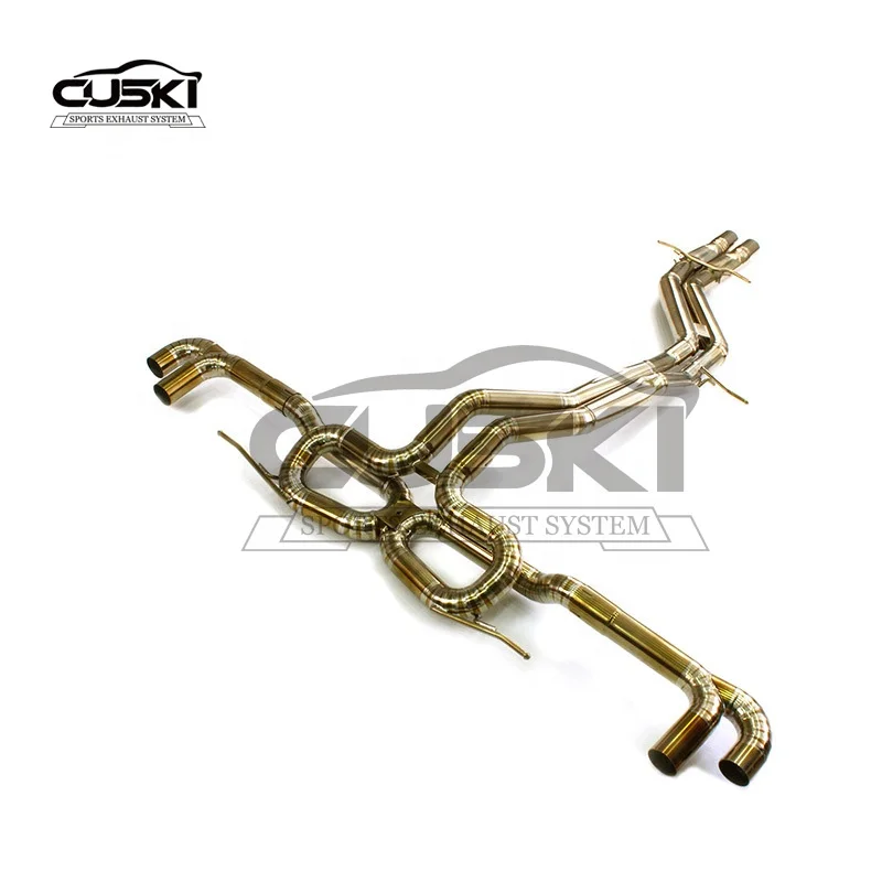 High performance Catback Exhaust For Lamborghini URUS 4.0 2018-2023 Titanium alloy escape Exhaust Pipe Muffler Exhaust System