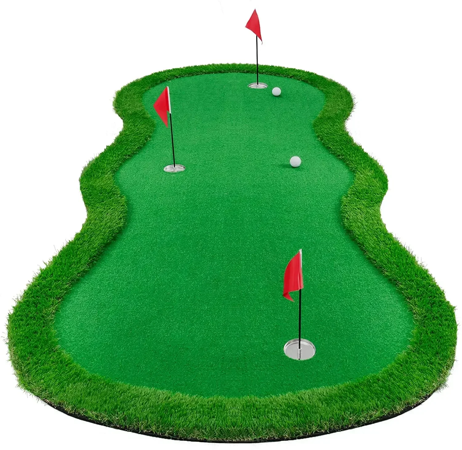 Newly Upgraded GP Water Drop Transport Indoor Outdoor Golf Trainer Emulator Auxiliary Equipment Golf Put Green Mat