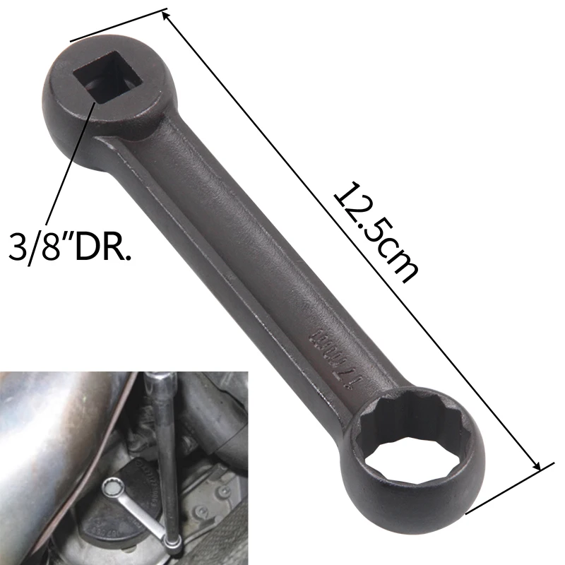 Herramienta de llave de extracción de tuercas de tornillo de motor para Mercedes Benz, llave de montaje de motor Offset de 16mm o 17mm