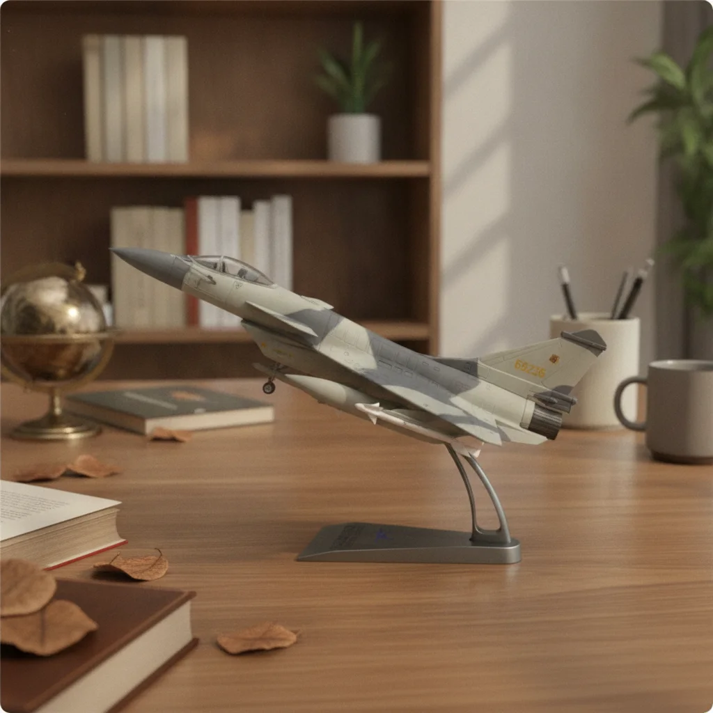 Military Airplane Model Proportionate Jet Replica High Detail for Aviation Enthusiast Desk Decor