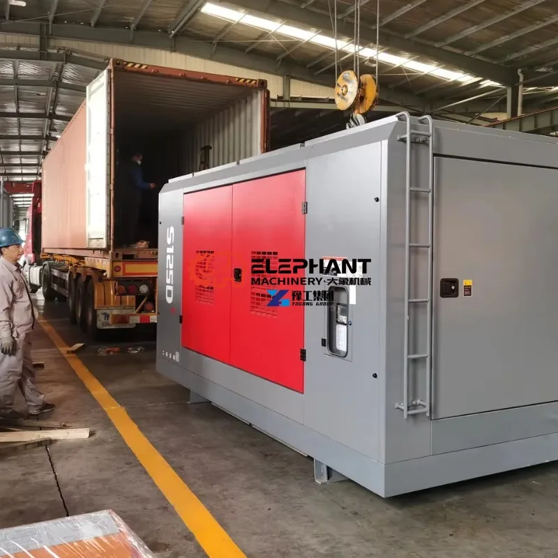 Duty Diesel Screw Air Compressor High Pressure Equipment for Deep Water Well Mining Borehole Drilling Construction Projects