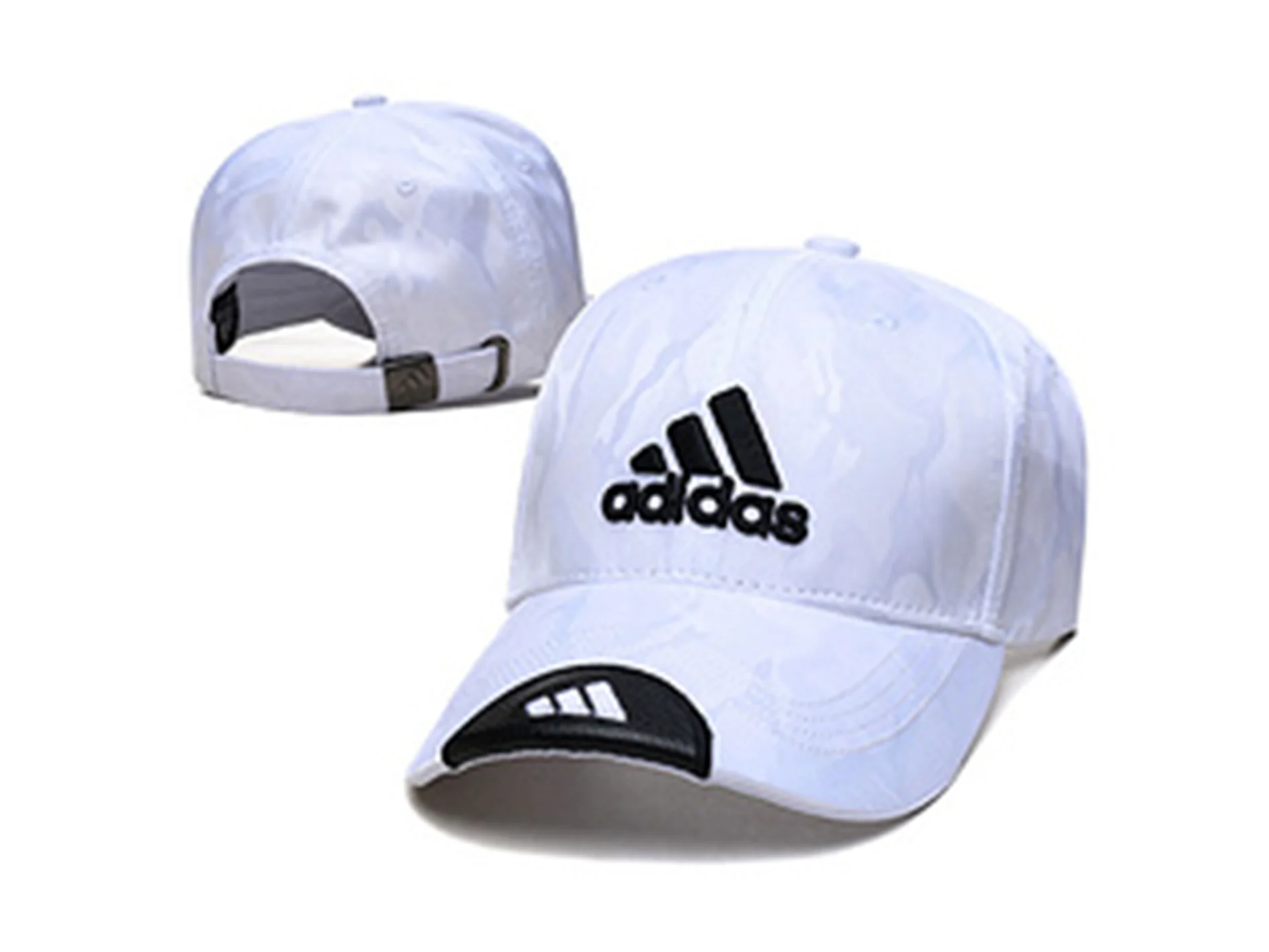 Adidas Classic Embroidered Logo Sports Baseball Cap for Men and Women Couples Suitable for Head Circumference 52-58