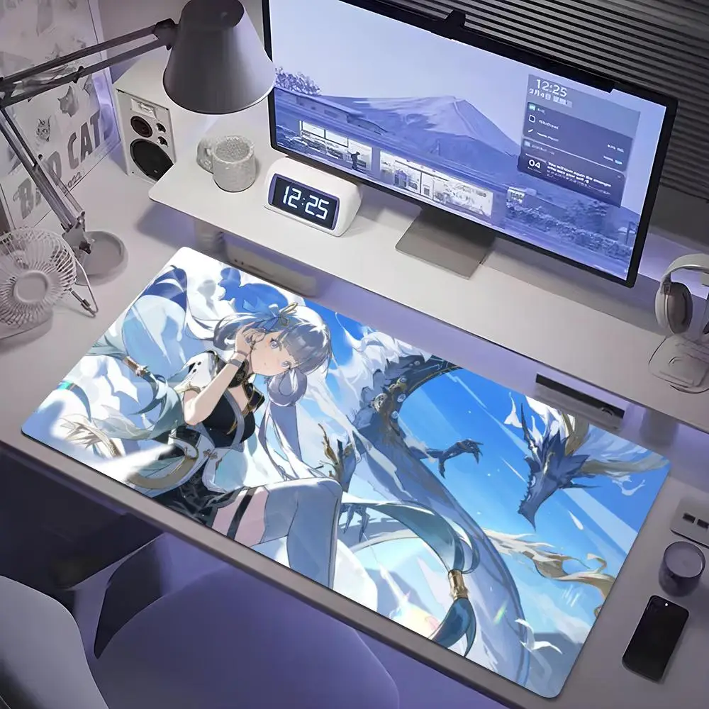 

Jinhsi Mouse Pad Tablet mouse Pad Laptop xl desktop mouse pad, cute HD Rainbow Gaming keyboard pad, csgo Player, 90x40