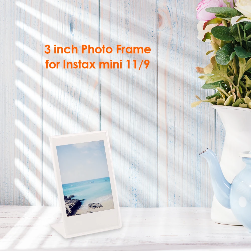 Acrylic Mini Photo Frame Mini Picture Frame Instant Camera Film Photo Holder for Fujifilm Instax Mini 11/9 Instant Camera Film