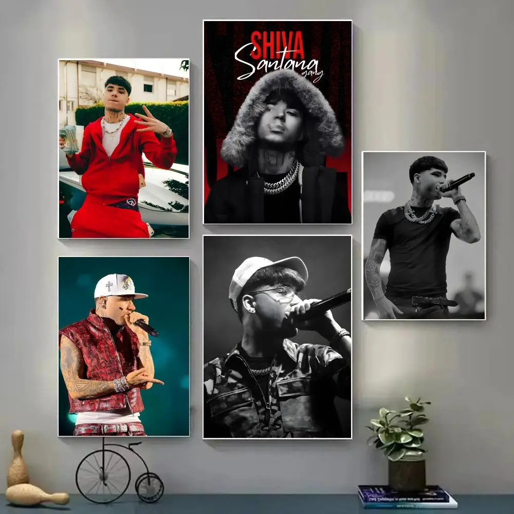 Rapper S-Shiva Poster Room Decor Home Wall Art Printing Waterproof Garage Bed Room Posters Gift