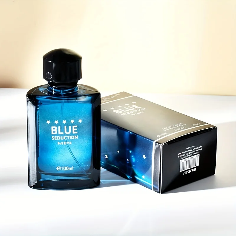 

100ml Men's Eau De Parfum Soft Woody Natural Fresh Scent Ideal for Dates Office Sports Vibrant Alluring Long-lasting Perfumes