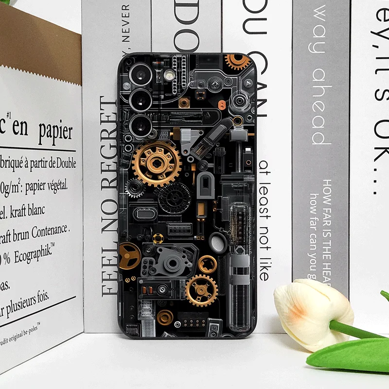 2D تقليد لوحة دوائر كهربائية نمط جراب هاتف ل ممن لهم Realme 14 ProPlus 13 12 لايت 11 10 Pro + X7 PRO Ultra C55 C35 غطاء Fundas #4