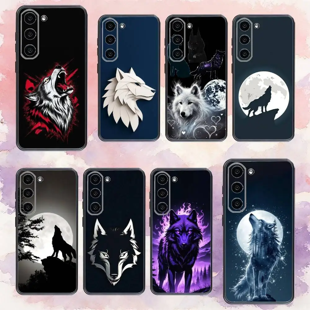 

Wolf Animals Cool Phone Case For Samsung Galaxy A73,A72,A71,A70,A53,A52,A51,Others Soft Black Cover