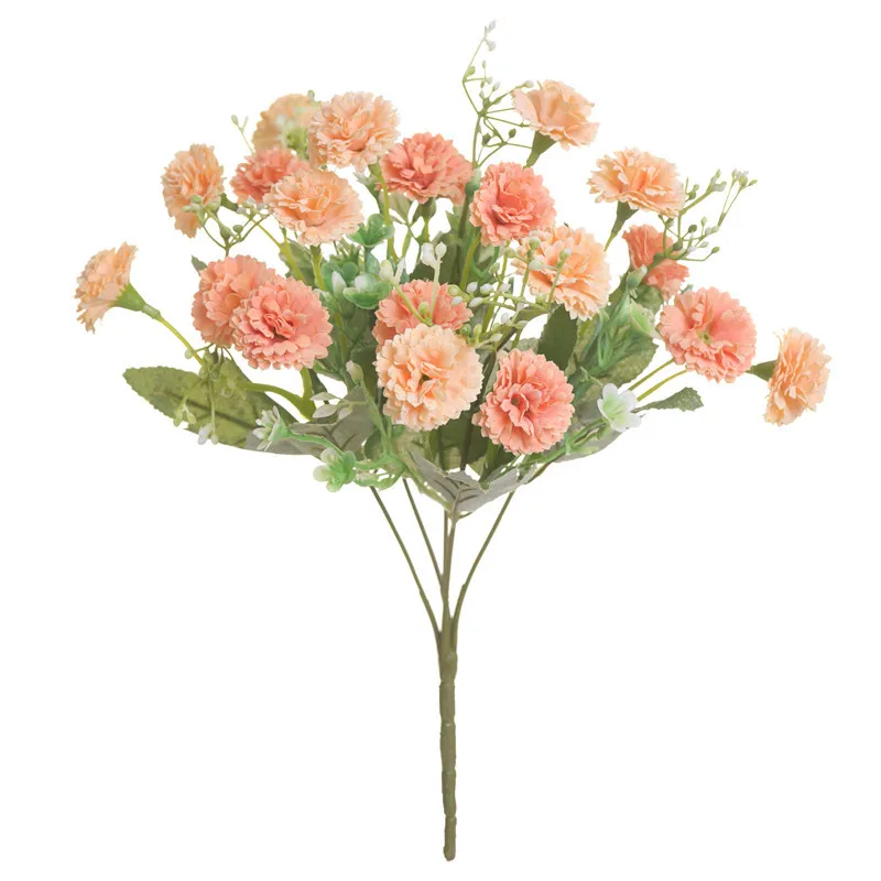 Künstliche Blumen Günstige Hochzeitsstrauß Weihnachtsdekoration Vase für Zuhause Zimmer Scrapbooking Diy Party Pralinenschachtel Seide Hortensie