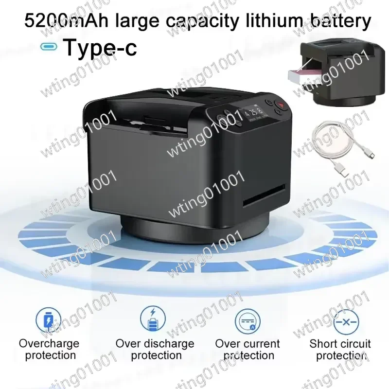 2in1 Fully Automatic Shuffling Machine 6 Deck Card Shuffler for Poker Playing Cards with OLED LCD Display 5200mAh for Camping