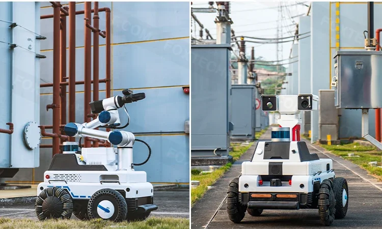 Tele Patrol Robot Ugv Patrol Robot Security Robot