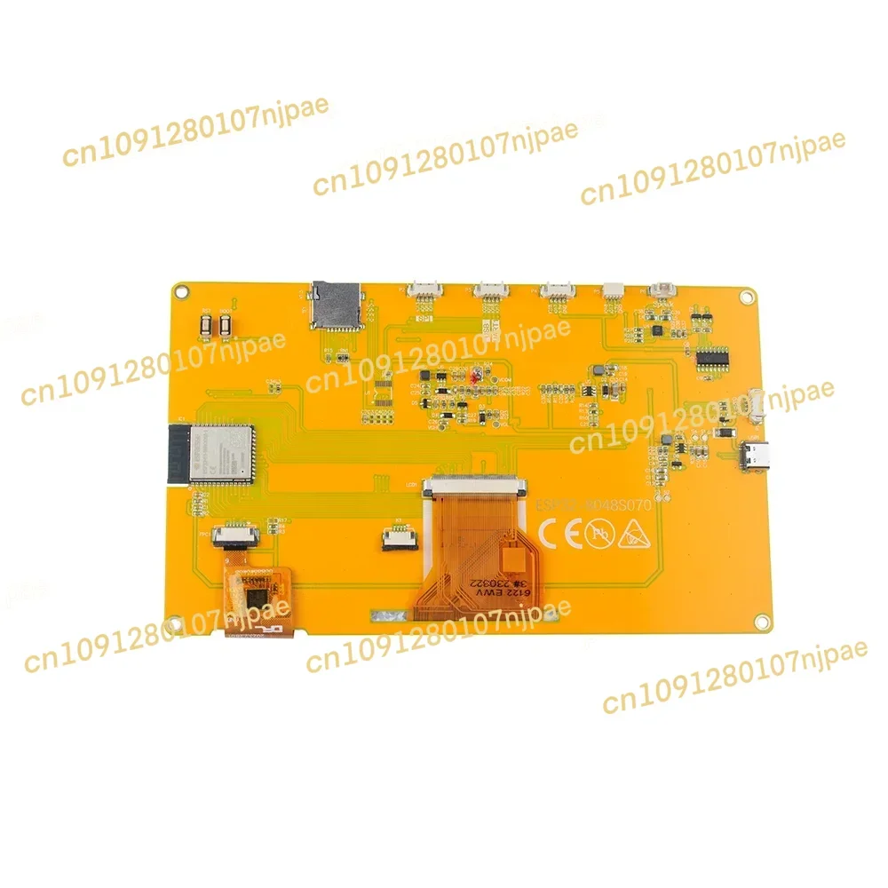 ESP32-S3 7.0 بوصة شاشة عرض ذكية RGB LCD TFT وحدة 7 "شاشة تعمل باللمس بالسعة 8M PSRAM 16M فلاش ESP32-8048S070C