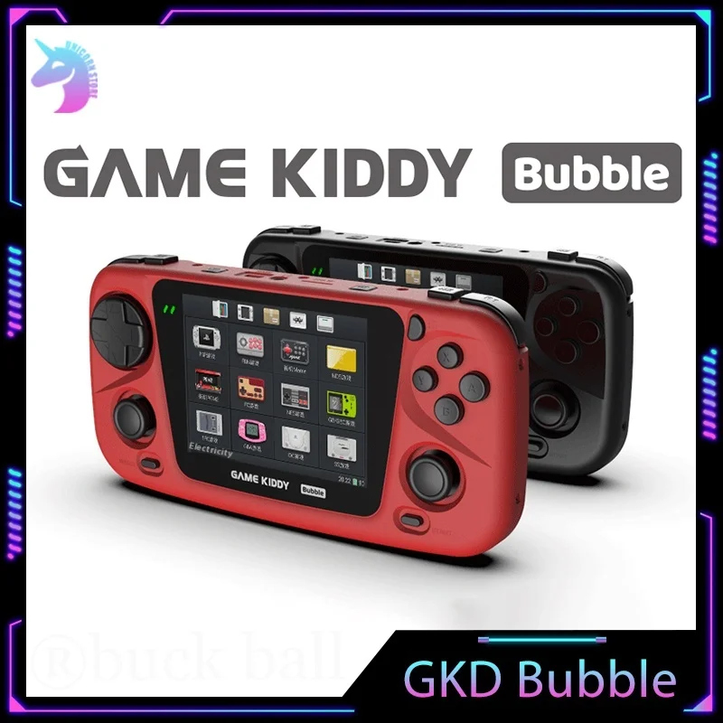 

Gkd Kiddy Bubble Handheld Game Kiddy Bubble Gamepad 3.5 Inch Rk3566 Processor Hdmi Video Portable Retro Nostalgic Game Machine