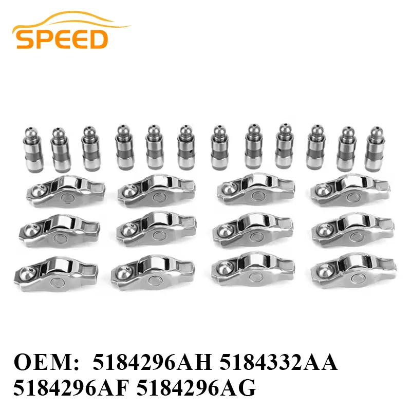 

New 5184296AH 5184332AA 3.6 Pentastar Rocker Arm & Valve Lifter Kit For Chrysler Dodge Ram 1500 Caravan Journey Jeep Cherokee