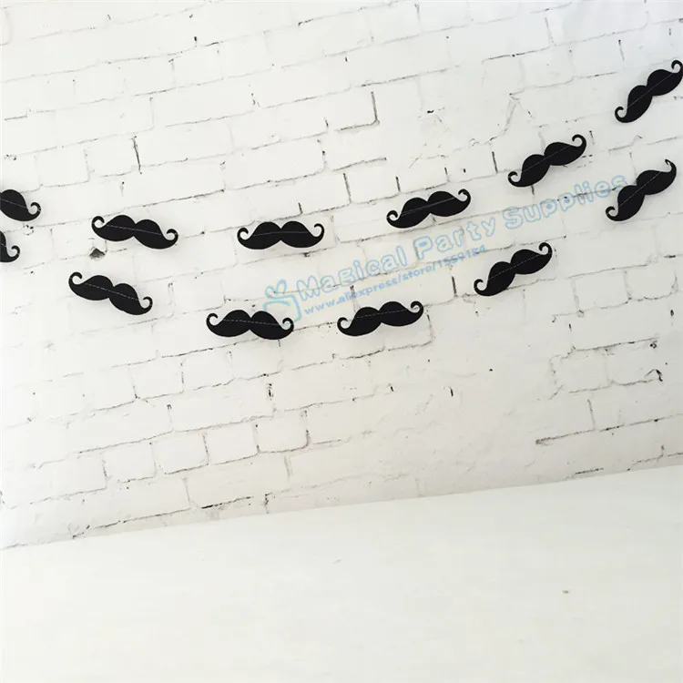 1 Set Mustache Balloon black beard Christmas balloon Kids Little Baby Shower Balloons Boy Toys Man Birthday Party Decor Supplies image 4