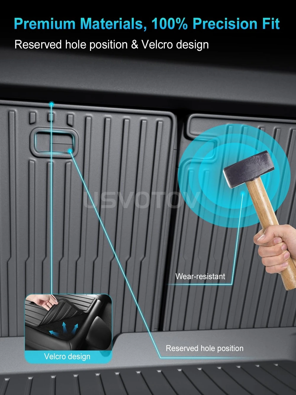 Tesla Model 3 Highland Trunk Mat Image 4