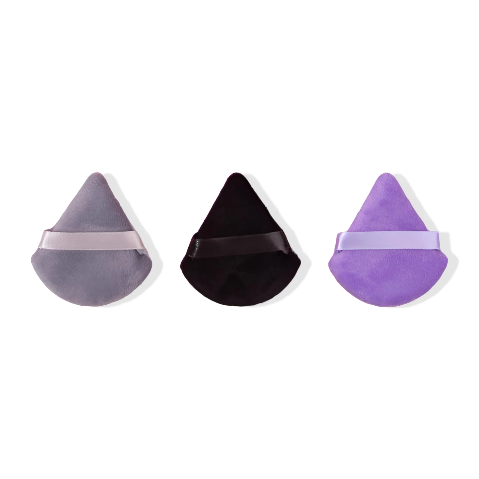 3/5/10/15/20PCS grey black purple Soft Triangle Powder Puffs Effortless Application and Flawless Finish levate Your Makeup Game