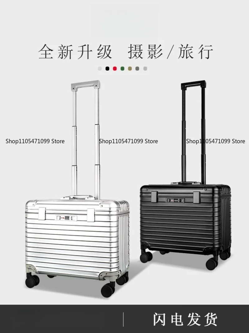 New Aluminum-magnesium Alloy Trolley Case, Photography Camera Case, Suitcase, Female and Male Boarding Case 21 Inches
