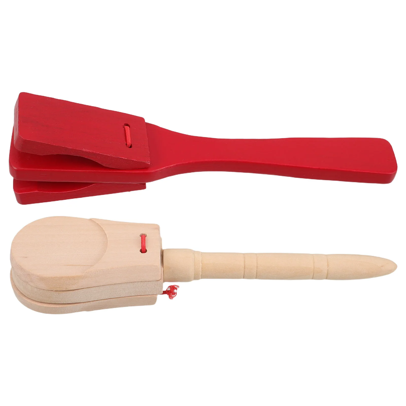 2 قطعة كلابر خشبي للأطفال الآلات الموسيقية للأطفال التعليم المبكر الموسيقى اليد كلابر الخشب صنجات هزازات الطفل #6