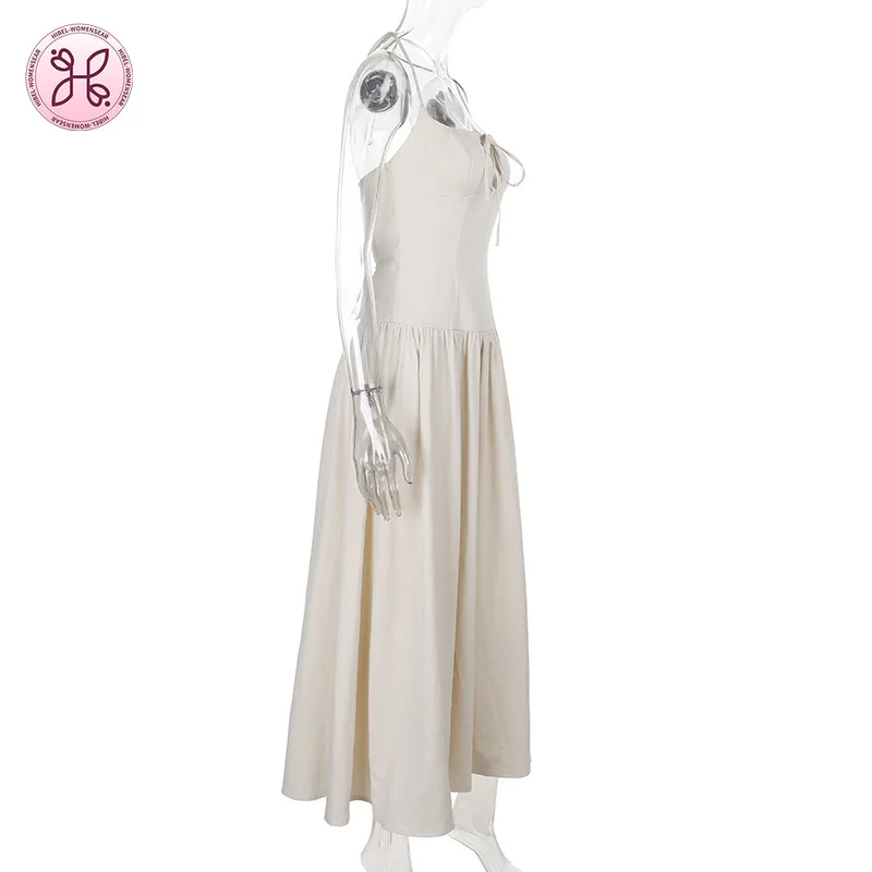 2025年フレンチスタイルレースアップホルターネックドレス |   ウエストカットアウトボディコンマキシドレス |   エレガントな背中開きイブニングドレス