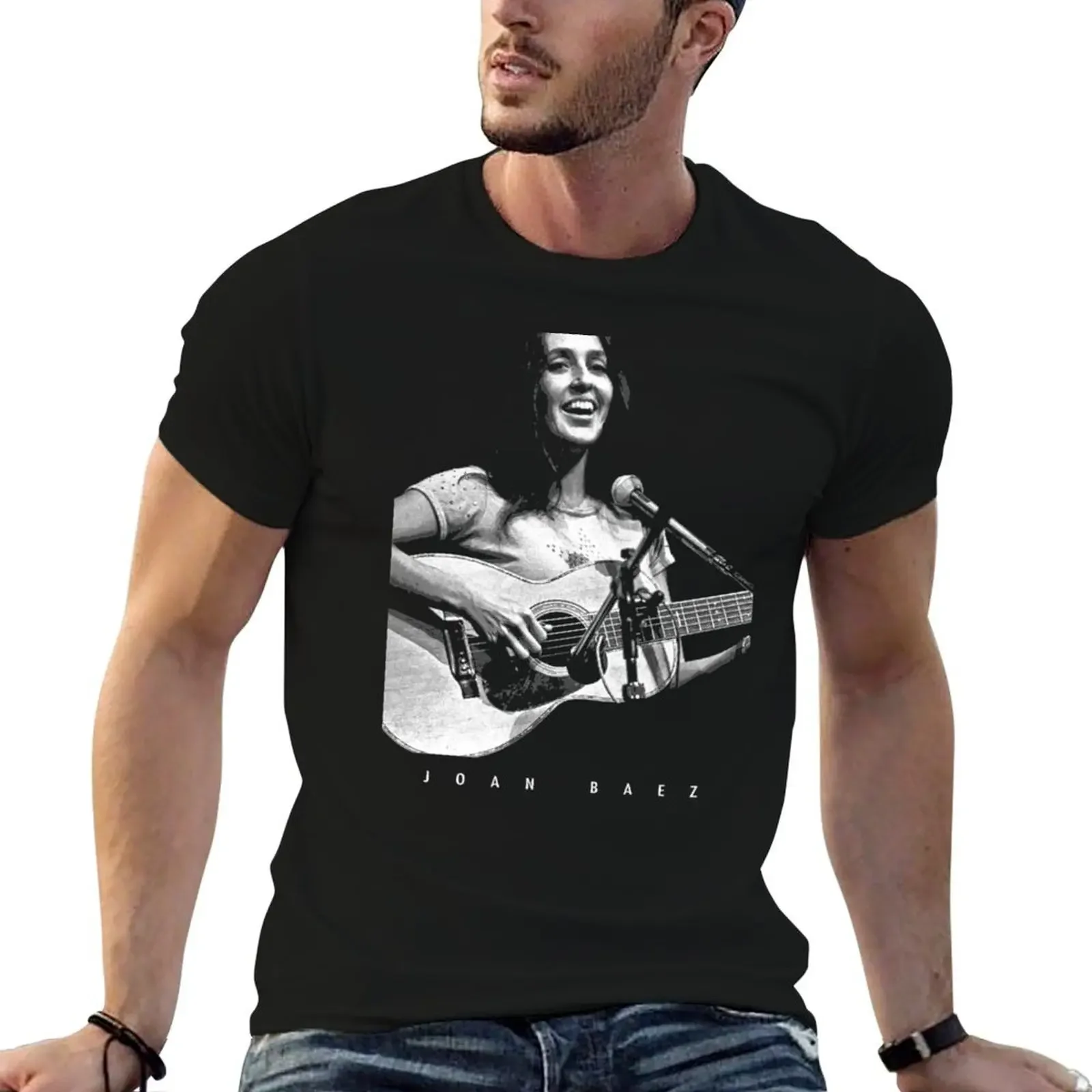 

Joan Baez - Live Essential T-Shirt designer shirts blue archive men workout shirt