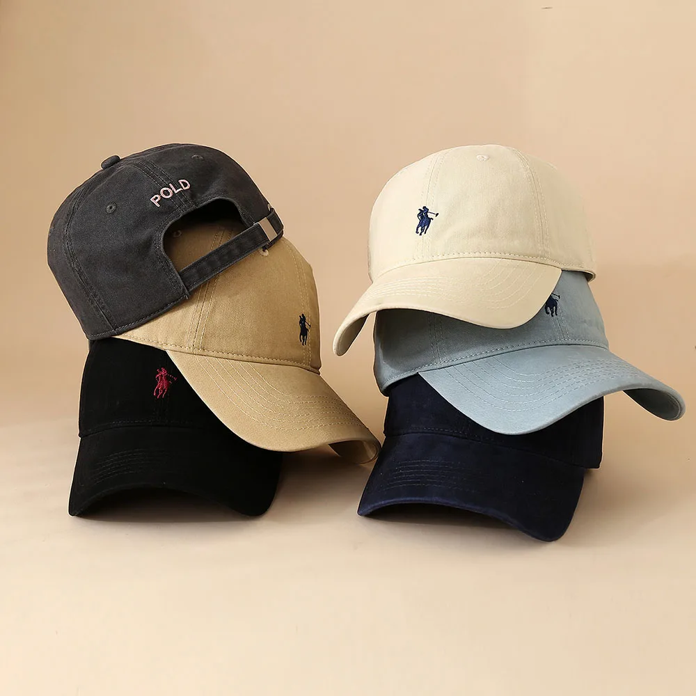 Unisex Letter Embroidery Hip-Hop Hats Outdoor Adjustable Casual Baseball Caps Sunscreen Hat