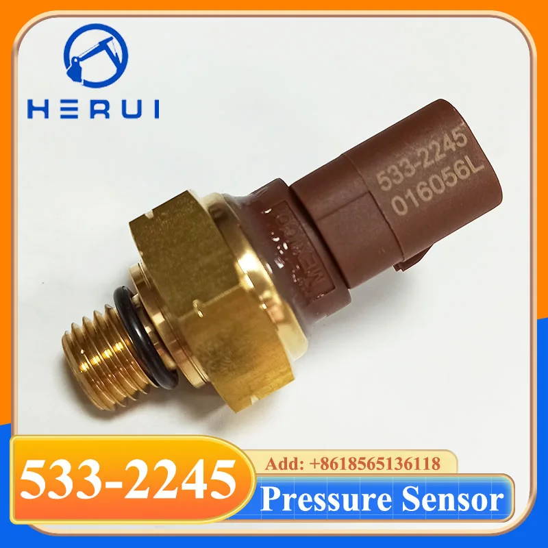 

C7.1 Diesel Engine Fuel Sensor Pressure Sensor 5332245 533-2245 for Excavator E320D2 E320GC E323D