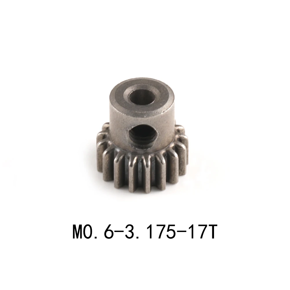 M0.6 5mm 64T and M0.6 3.175mm 17T 21T 26T 29T Steel Metal Motor gear for Hsp 94123 94111 94107 94170 RC Model Car Parts