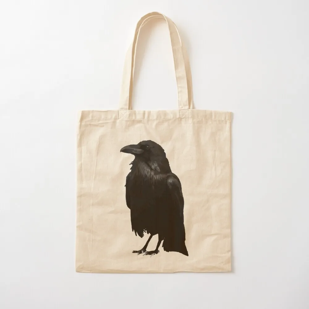 Crow Tote Bag para mujer, bolso de compras de gran tamaño, bolso de compras de lona