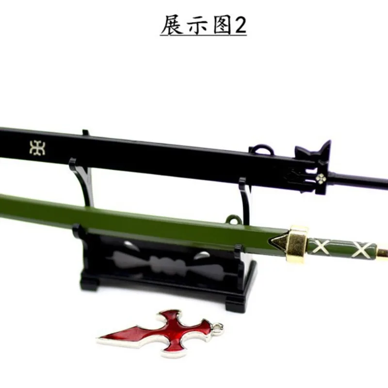 Sword Art Online Colgantes de espadas Kirito y Asuna con hebillas de cuchillo Artesanía de aleación premium Ideal para fanáticos y coleccionistas de anime