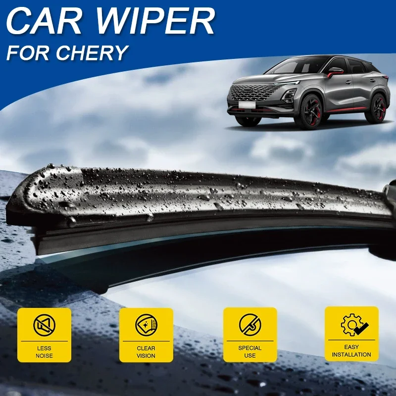 2PCS Car Front Windshield Rubber Wiper For CHERY JAECOO J6 J7 J8 ARRIZO OMODA 5 C5 E5 S5 O5 TIGGO 2 3X 4 5X 7 8 9 PRO MAX