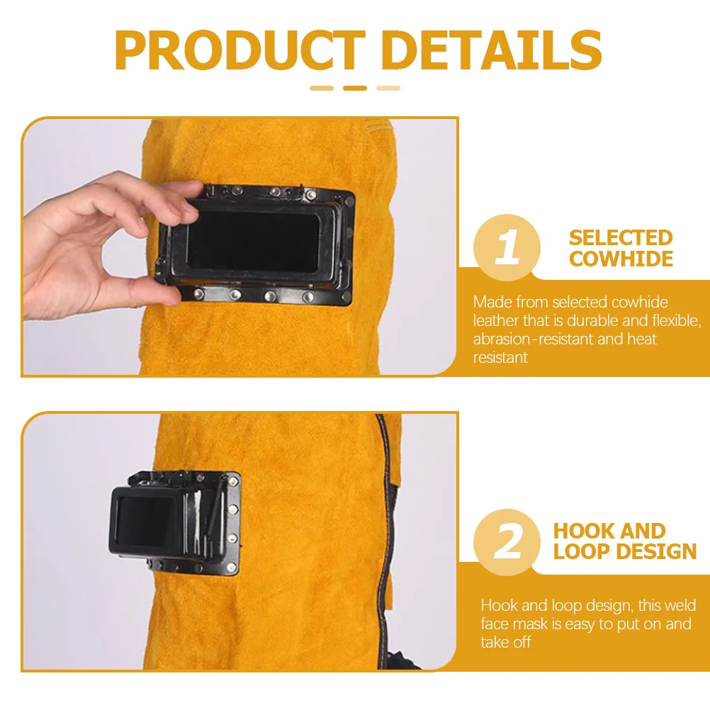 

Welding Reliable Performance Stable Structure Fine Stitching Durability Welding Face Protector for Long Term Use Welder