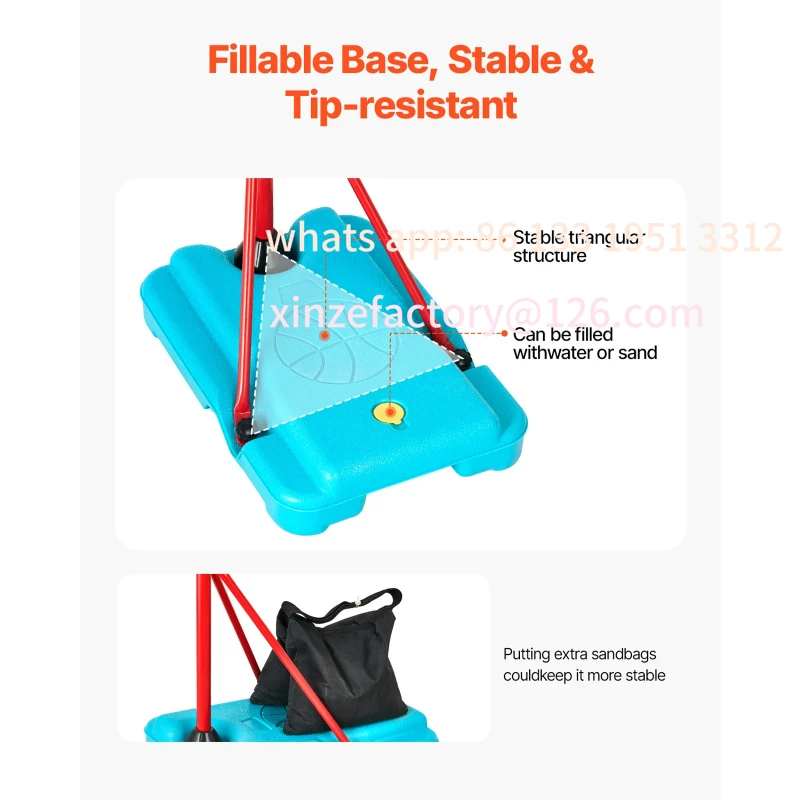 تخصيص طفل قابل للتعديل كرة السلة هوب 104-190 سنتيمتر رف للأطفال في الهواء الطلق داخلي الكرة الرياضة اللوحة الخلفية حافة تبادل لاطلاق النار