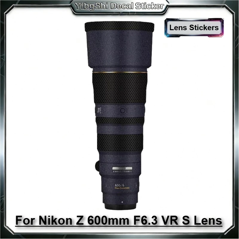 

Защитная наклейка для объектива NIKON Z600F6.3, защитное покрытие для объектива Nikon Z 600mm F6.3 VR S, защита от царапин.