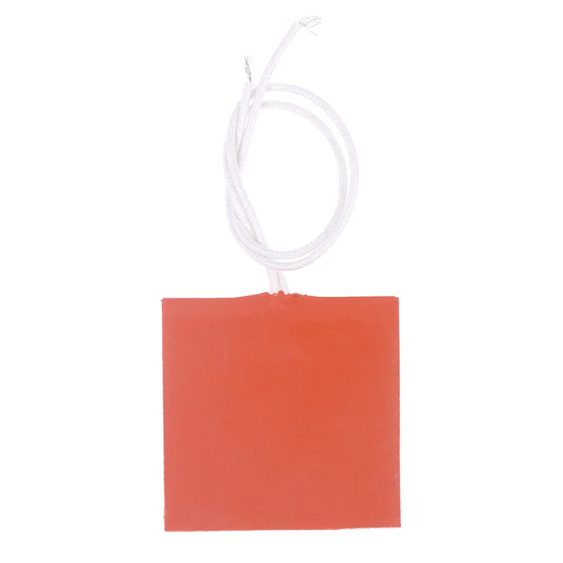 [MOA]10W 12V Silicone Rubber Heating Pad Flat Heater Band Mat Plate Waterproof 3D Printer Glue Sticker Adhesive[MOA]