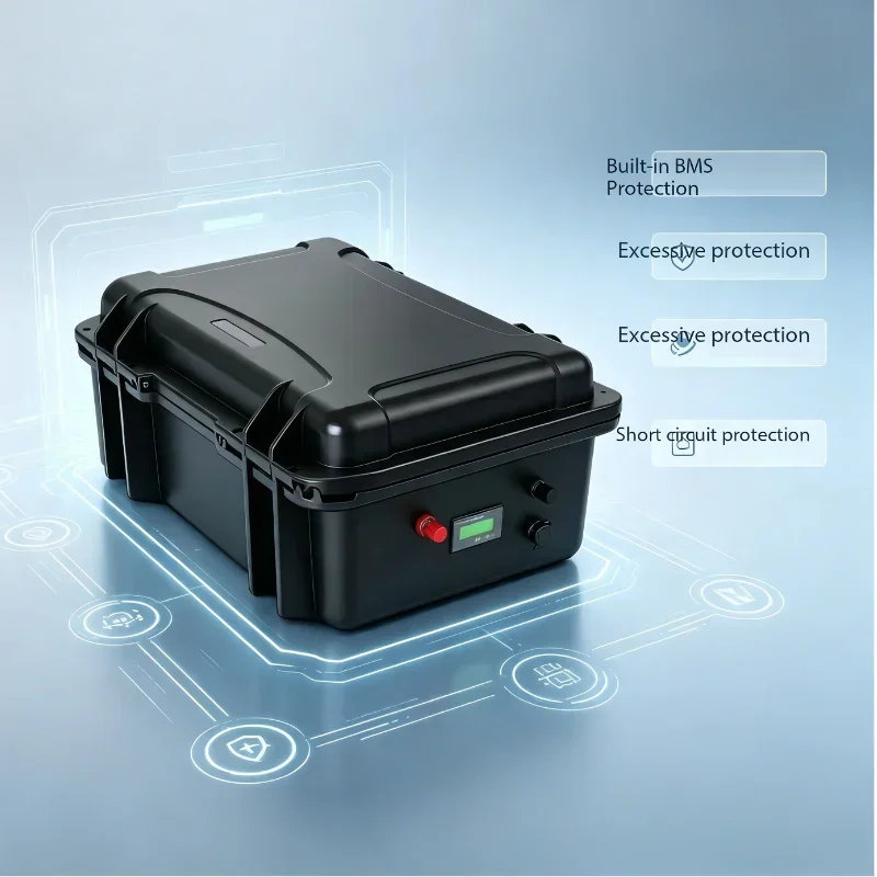 36V LiFePO4 Deep Cycle Battery Pack, 100Ah to 500Ah Optional Capacity, Portable Backup Power for Trolling Motor, Boat and Off-Gr