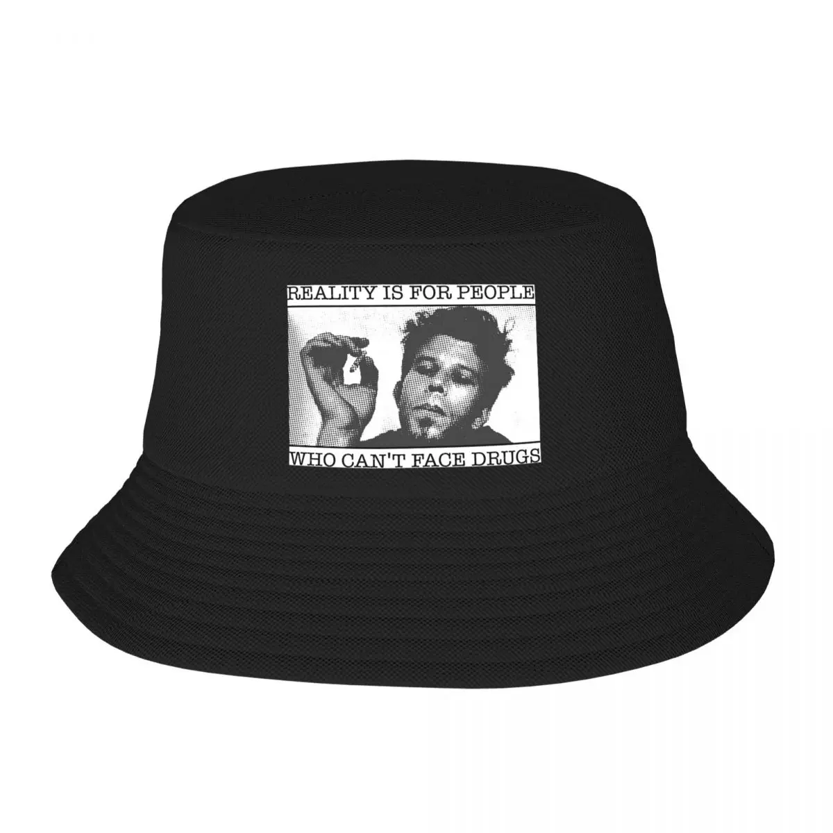 Tom Waits Reality Is For People Who Can't Face Drugs Bucket Hats Panama For Kids Bob Hats Fashion Fisherman Hats Unisex Caps