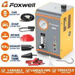 FOXWELL SD203 Smoke Leak Detector for Car Vacuum Pipe Smoking Generator Pipe Leakage Analyzer EVAP System Diagnostic Tools