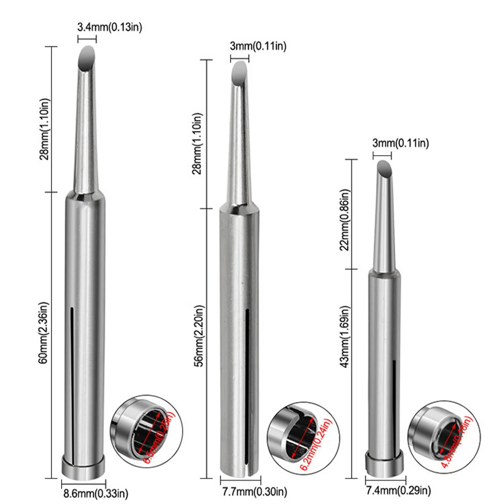 1PC 20/35/50W Enternal Beheizte Lötkolben Spitze Elektrische Lötkolben Heizelement Interne Beheizte Kern