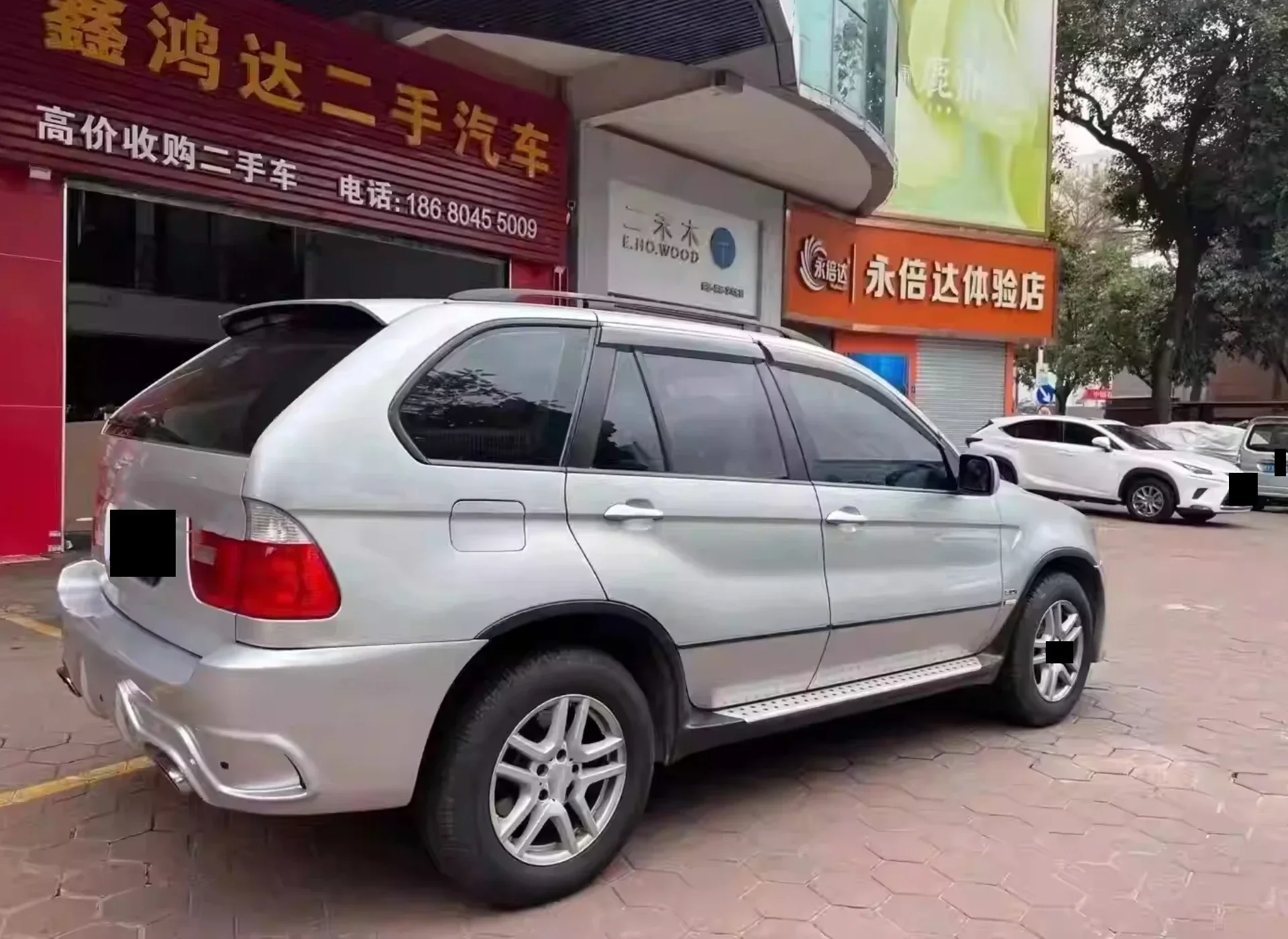 Body Kit Front Rear Bumper Assembly for BMW X5 E53 2004-2008 Convert Surround Car Accessories view 6