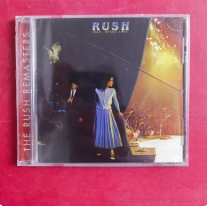 

CD-альбомы прогрессивного и хард-рока: Rush Music CD Exit... Музыкальный плеер-вокей для косплея Stage Left: Саундтреки для автомобиля, подарочная коробка