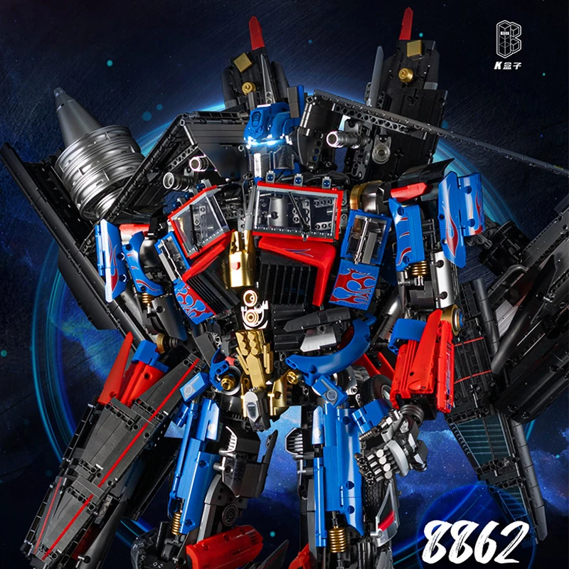 

Новинка 8862, шт., роскошный бронированный робот, строительные блоки, модель MOC, оригинальные технические блоки, игрушки для мальчиков, подарок на день рождения, набор